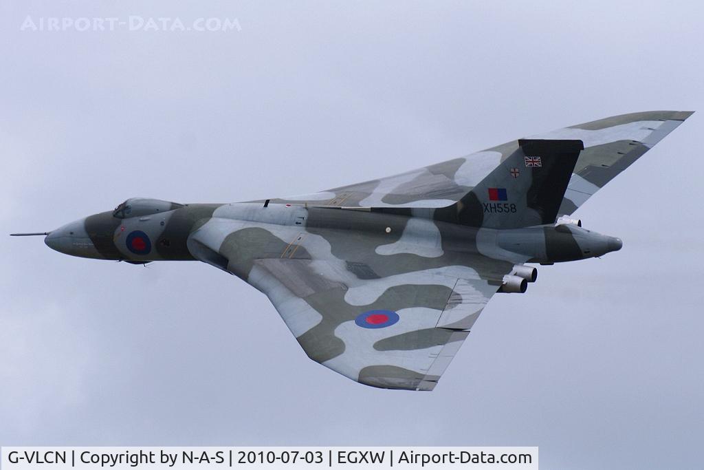 G-VLCN, 1960 Avro Vulcan B.2 C/N Set 12, Displaying, Marked as XH558