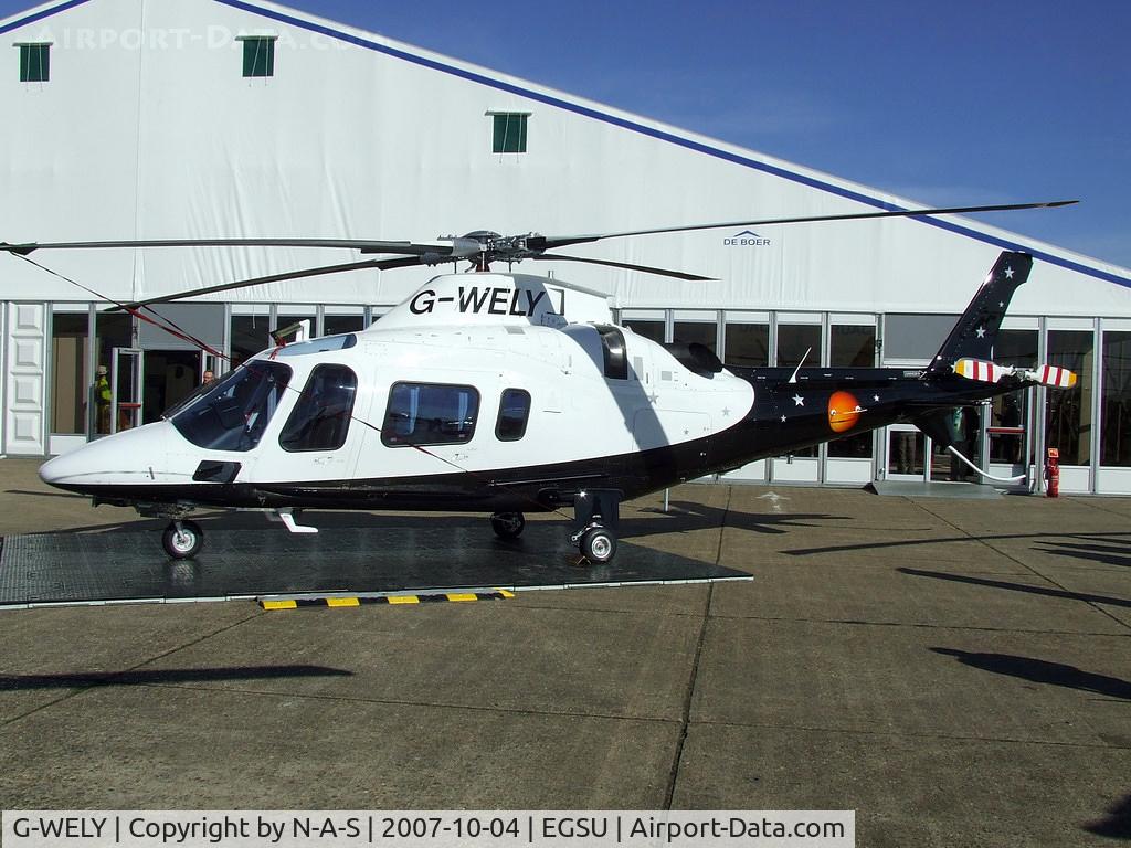 G-WELY, 2007 Agusta A-109E Power C/N 11710, Static at Helitech