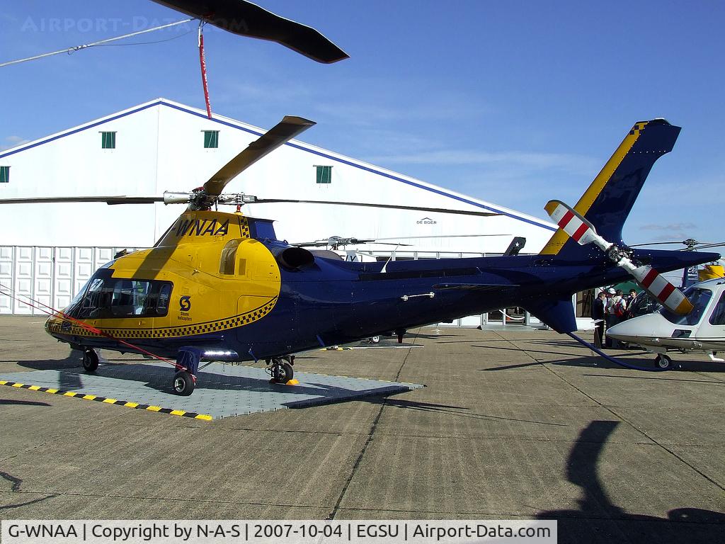 G-WNAA, 2000 Agusta A-109E Power C/N 11090, Static at Helitech