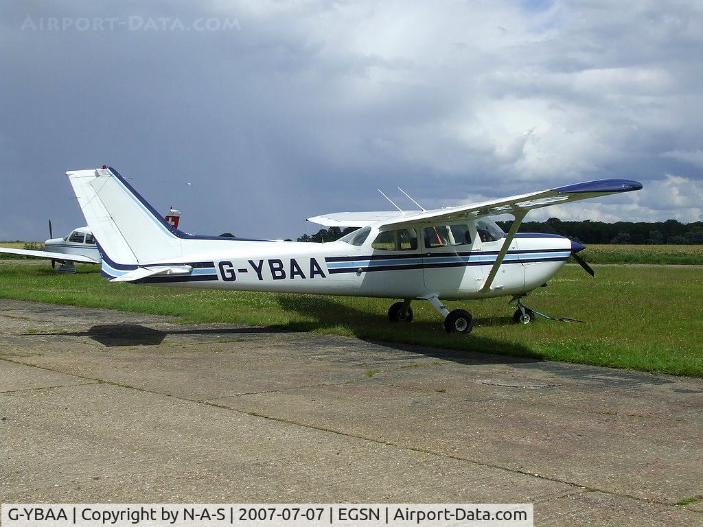 G-YBAA, 1976 Reims Cessna FR172J Reims Rocket C/N 0579, Parked