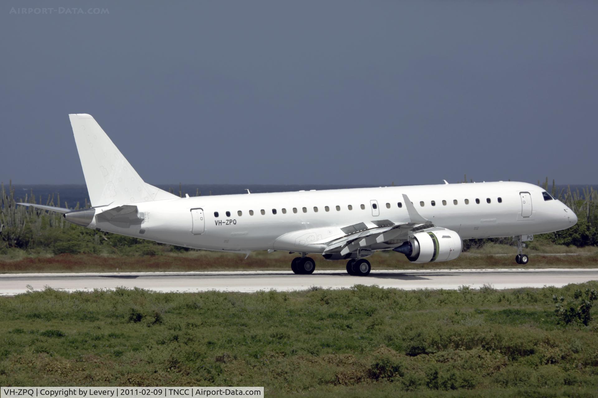 VH-ZPQ, 2010 Embraer 190AR (ERJ-190-100IGW) C/N 19000412, On delivery flight to Australia.