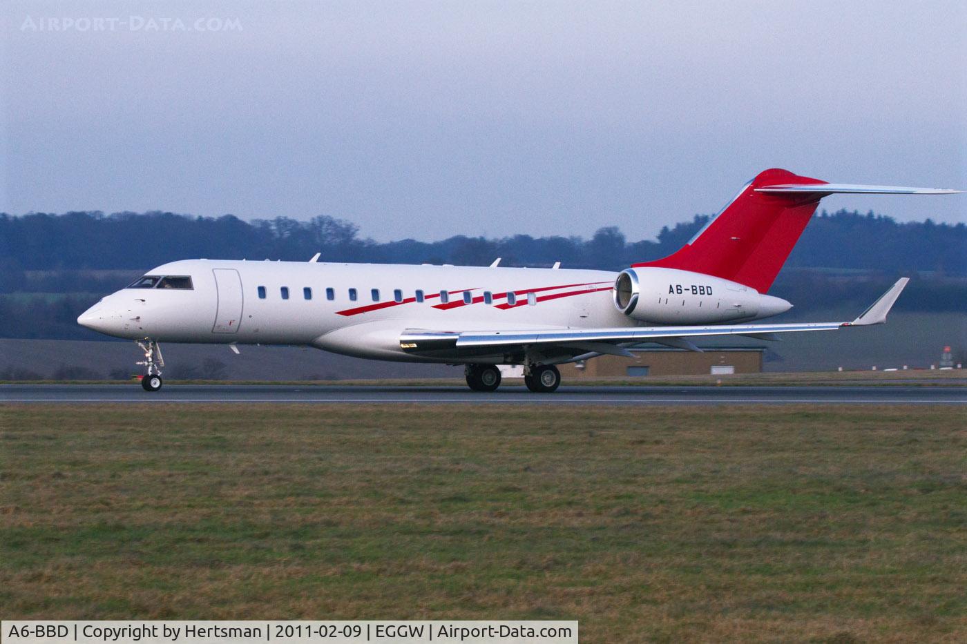 A6-BBD, 2009 Bombardier BD-700-1A10 Global Express C/N 9335, Bombardier Global XRS 9335