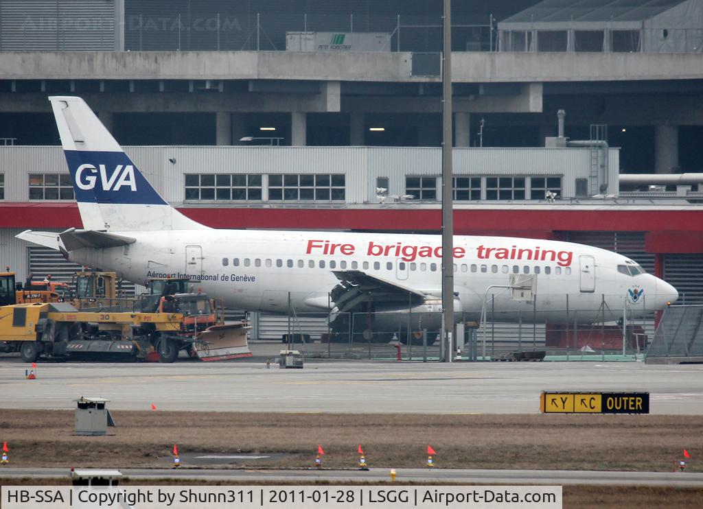 HB-SSA, 1968 Boeing 737-222 C/N 19067, Used by Firemen... Ex. F-GCJL