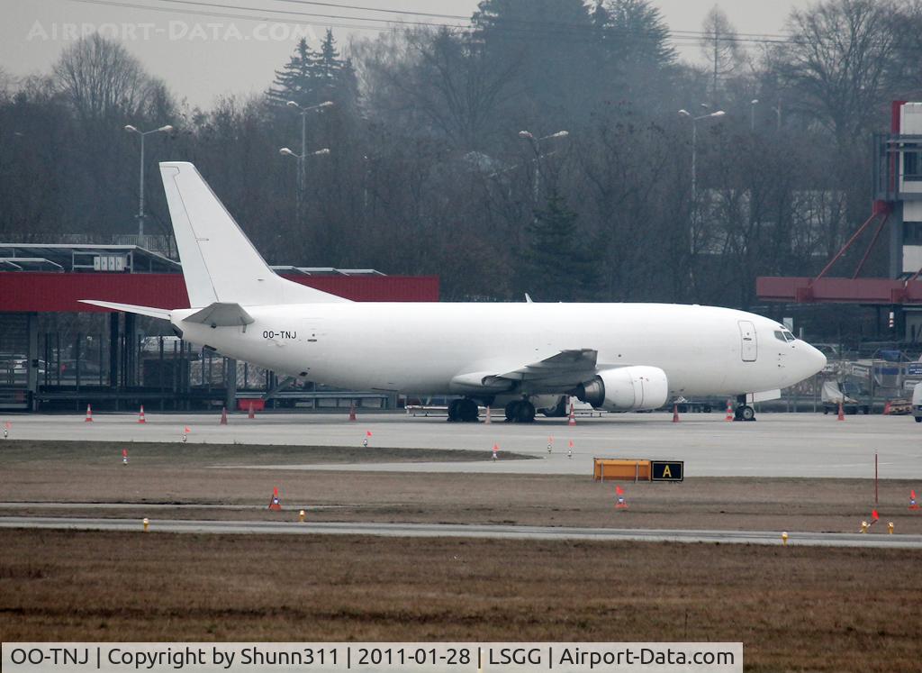 OO-TNJ, 1985 Boeing 737-301F C/N 23260, Parked at the Cargo area...