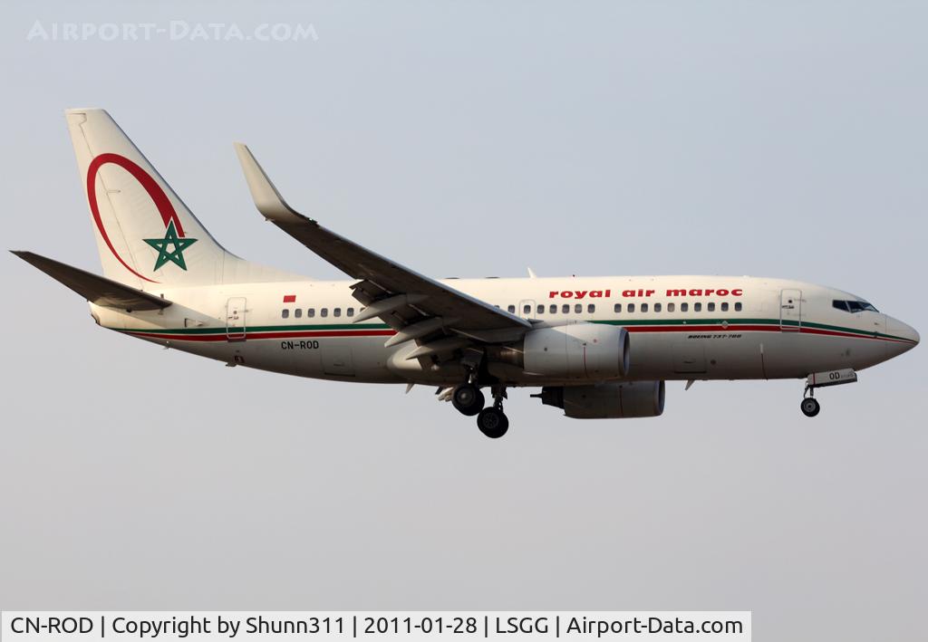 CN-ROD, 2006 Boeing 737-7B6 C/N 33062, Landing rwy 05...