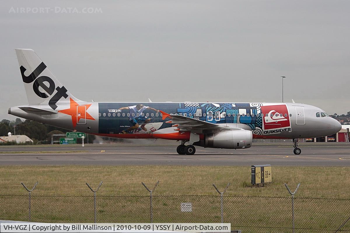 VH-VGZ, 2009 Airbus A320-232 C/N 3917, Quicksilver