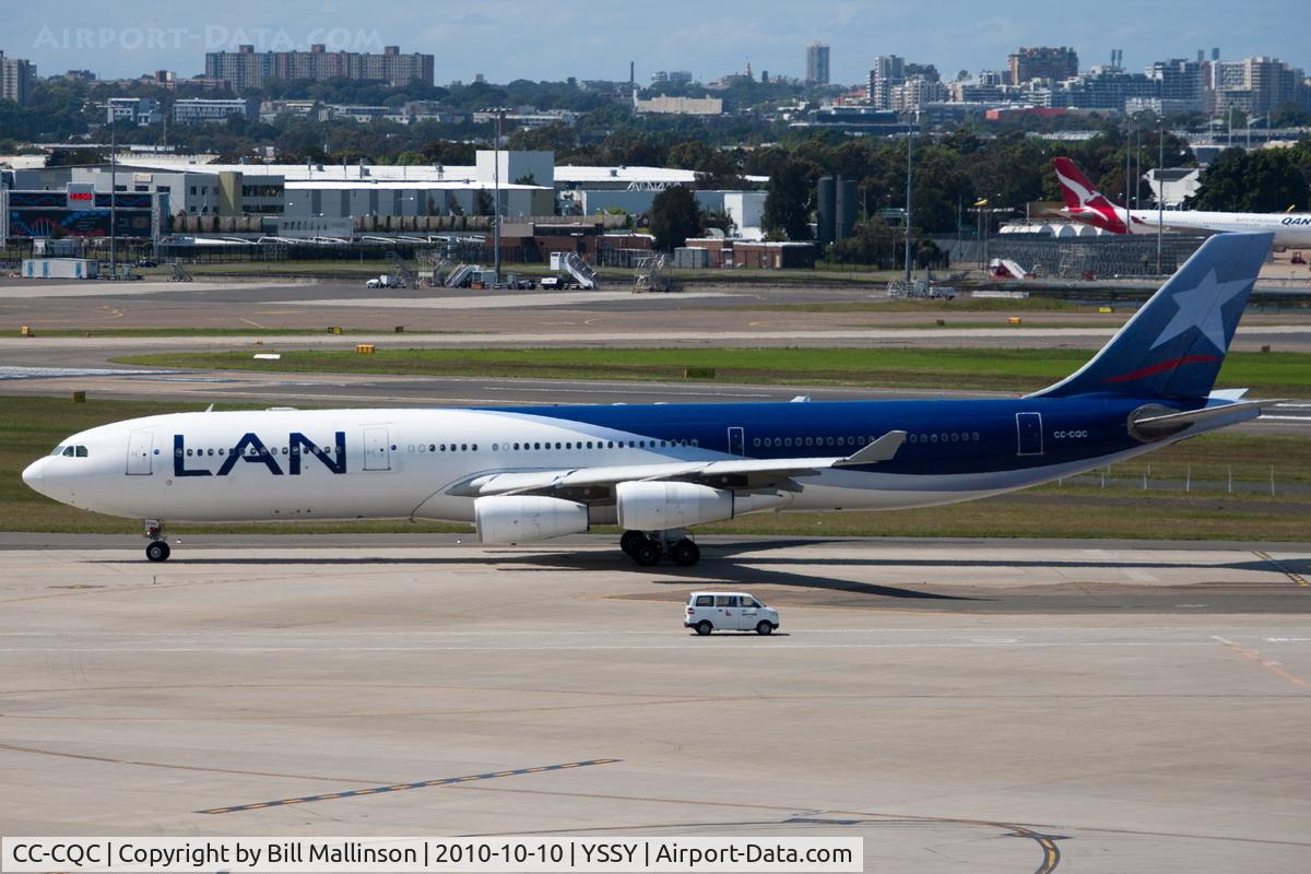CC-CQC, 2000 Airbus A340-313X C/N 363, taxi to 16R
