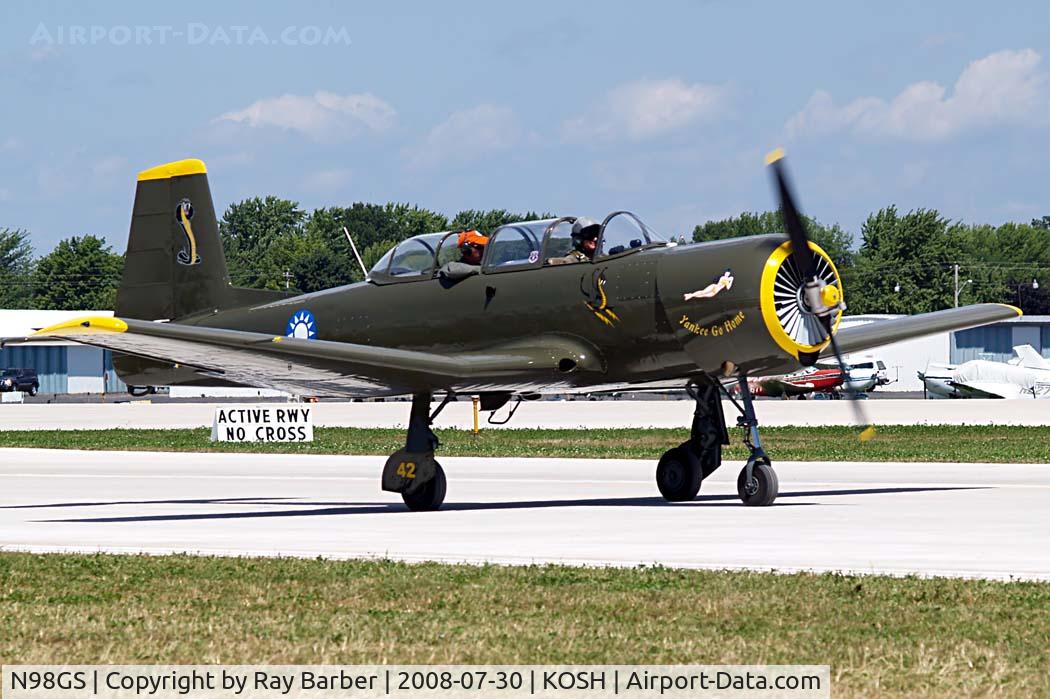 N98GS, 1976 Nanchang CJ-6A C/N 2751242, Nanchang CJ-6A [2751242] Oskosh~N 30/07/2008