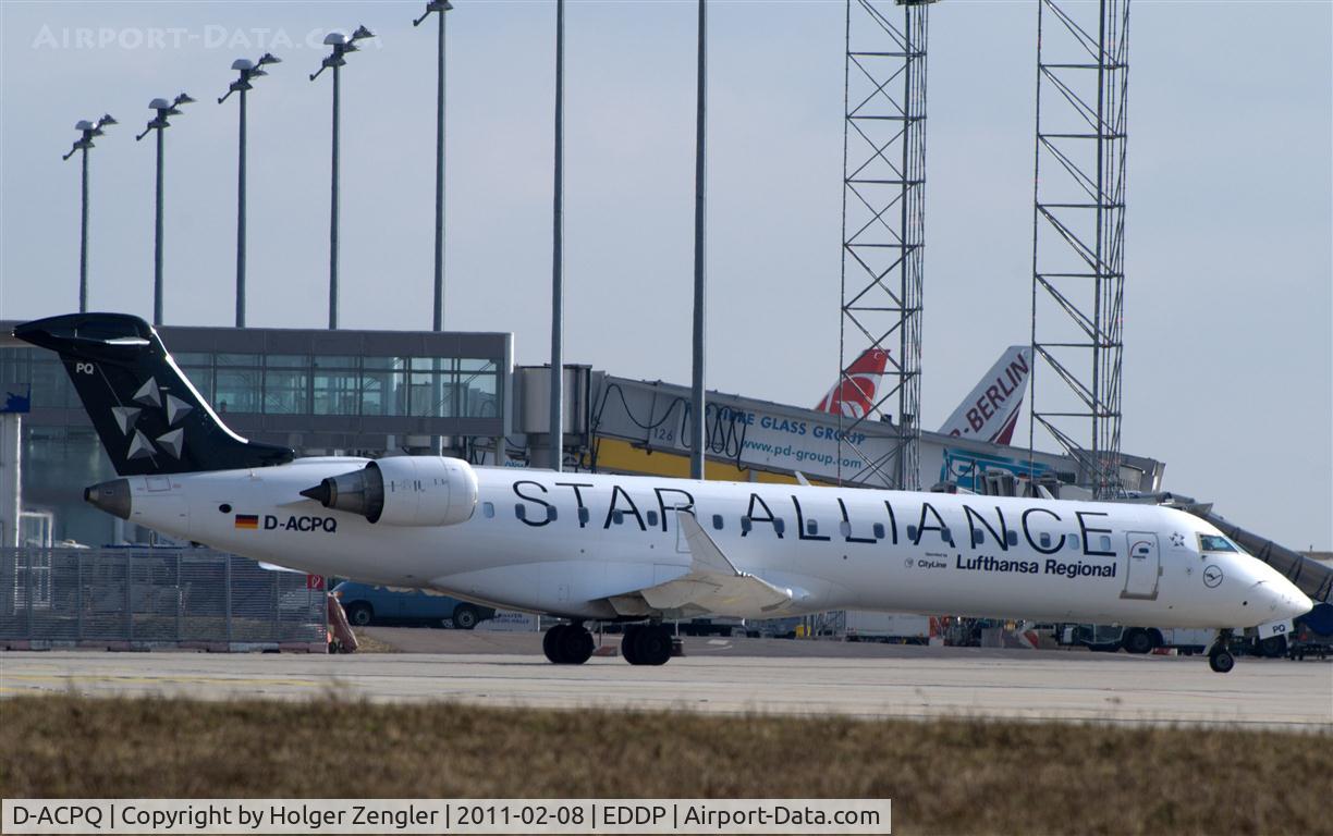 D-ACPQ, 2003 Canadair CRJ-700 (CL-600-2C10) Regional Jet C/N 10091, Arrival from MUC.