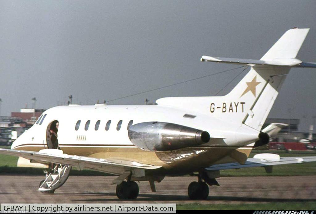 G-BAYT, 1973 Hawker Siddeley HS.125 Series 600B C/N 256012, hs125