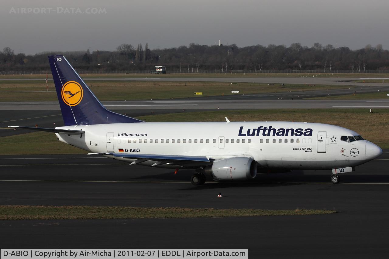 D-ABIO, 1991 Boeing 737-530 C/N 24939, Lufthansa, Name: Wesel