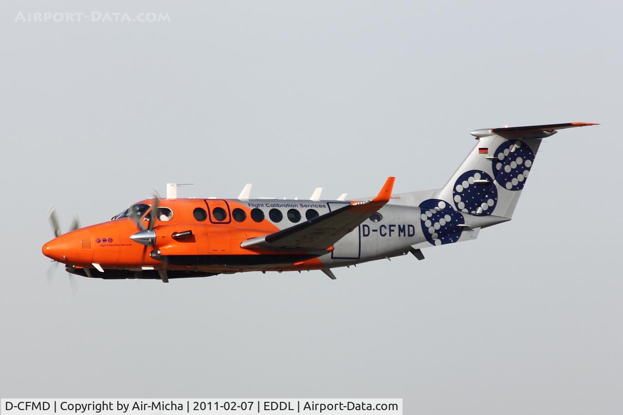 D-CFMD, 2006 Beechcraft Super King Air 350 C/N FL-473, Flight Calibration Services