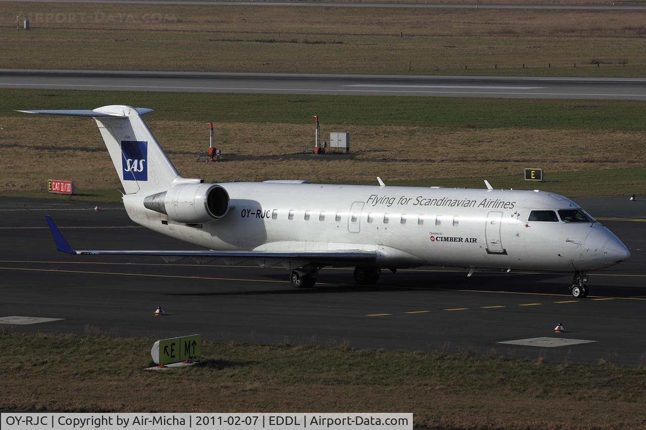 OY-RJC, 1993 Canadair CRJ-100LR (CL-600-2B19) C/N 7015, Cimber Sterling