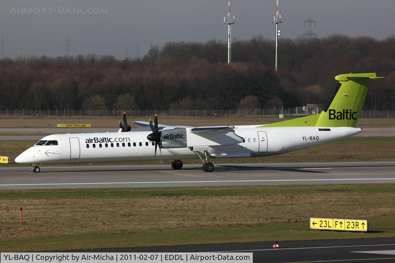 YL-BAQ, 2010 De Havilland Canada DHC-8-402Q Dash 8 C/N 4313, Air Baltic
