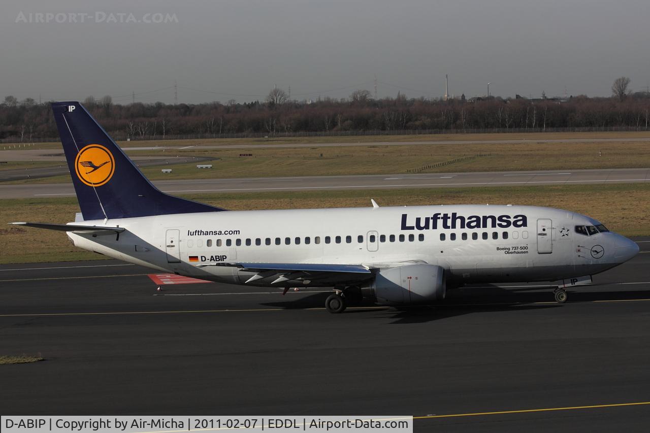 D-ABIP, 1991 Boeing 737-530 C/N 24940, Lufthansa, Name: Oberhausen