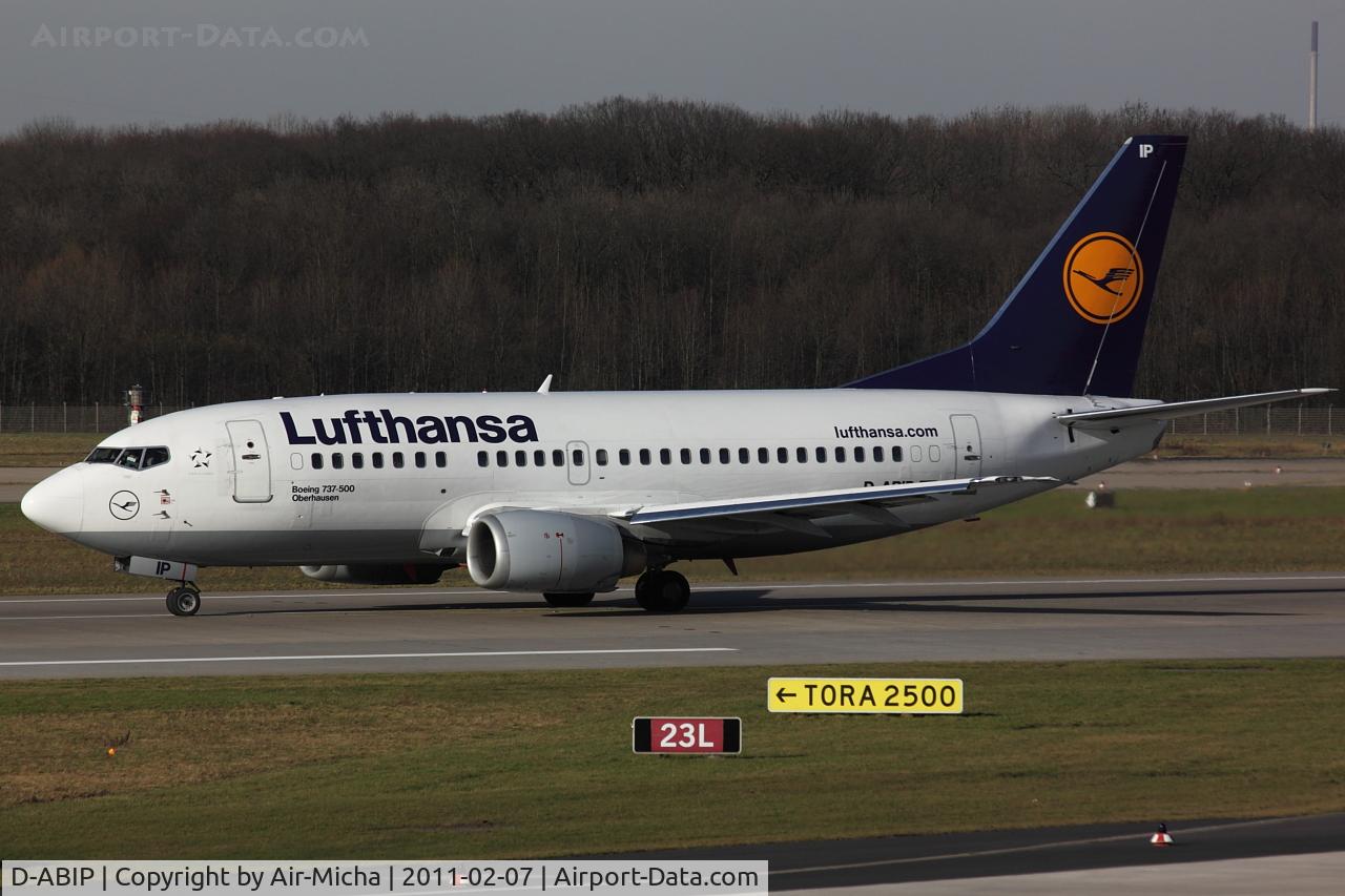 D-ABIP, 1991 Boeing 737-530 C/N 24940, Lufthansa, Name: Oberhausen