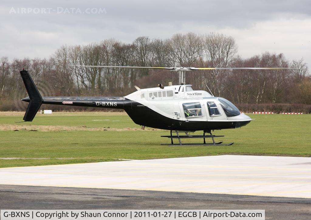 G-BXNS, 1977 Bell 206B JetRanger III C/N 2385, Barton visitor.