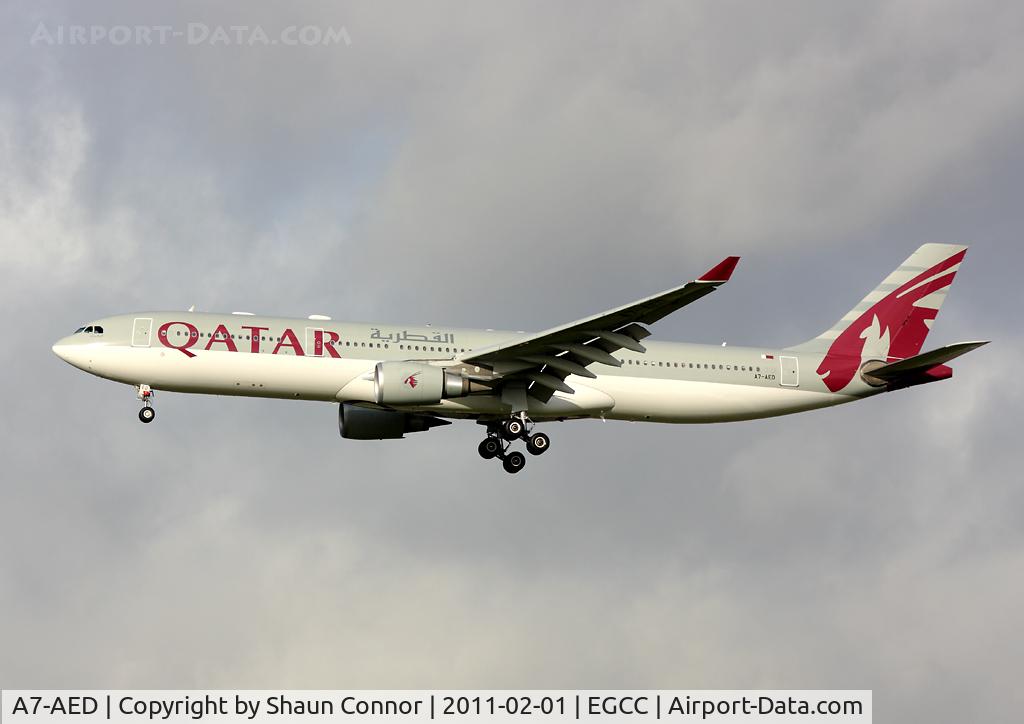 A7-AED, 2005 Airbus A330-302 C/N 680, Qatar Airways.