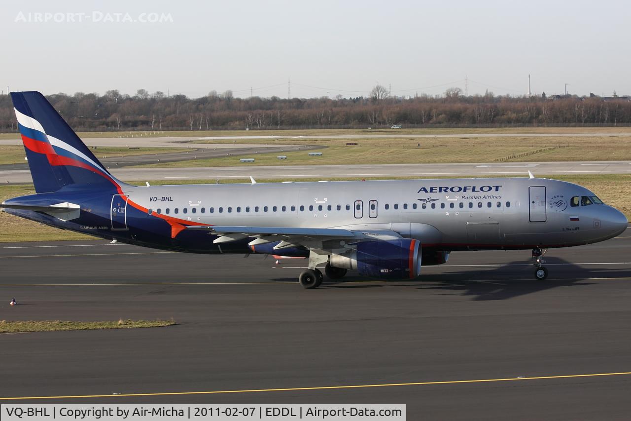 VQ-BHL, 2010 Airbus A320-214 C/N 4453, Aeroflot, Airbus A320-214, CN: 4453, Name: S. Vavilov