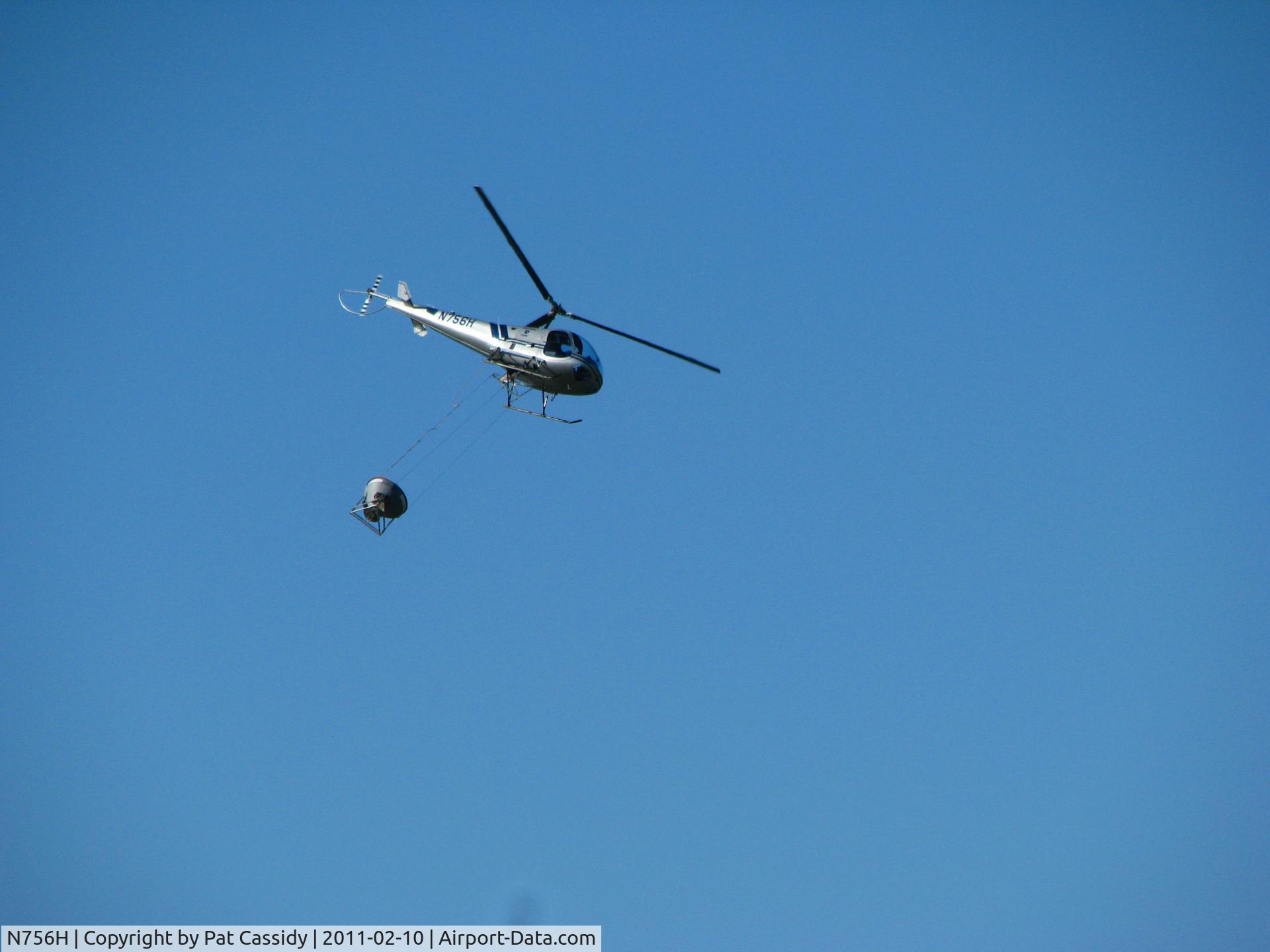 N756H, Enstrom F-28F Falcon C/N 756, Spraying field near Pilot Rock, Oregon