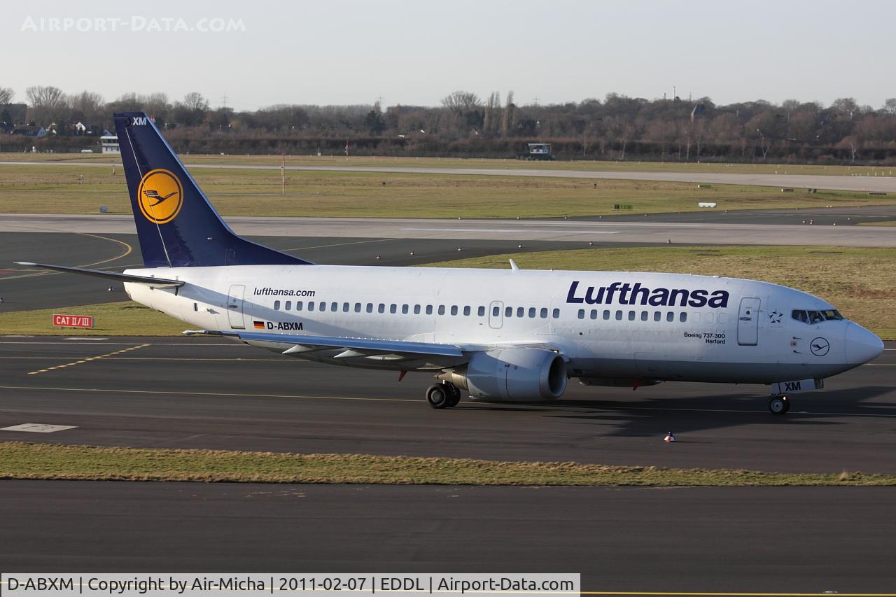 D-ABXM, 1987 Boeing 737-330 C/N 23871, Lufthansa, Name: Herford