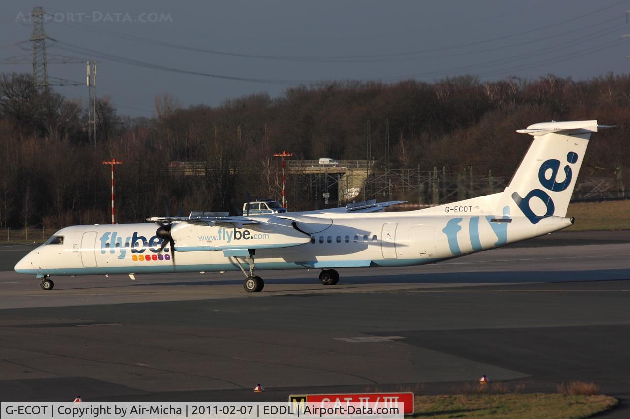 G-ECOT, 2009 De Havilland Canada DHC-8-402Q Dash 8 C/N 4251, Flybe