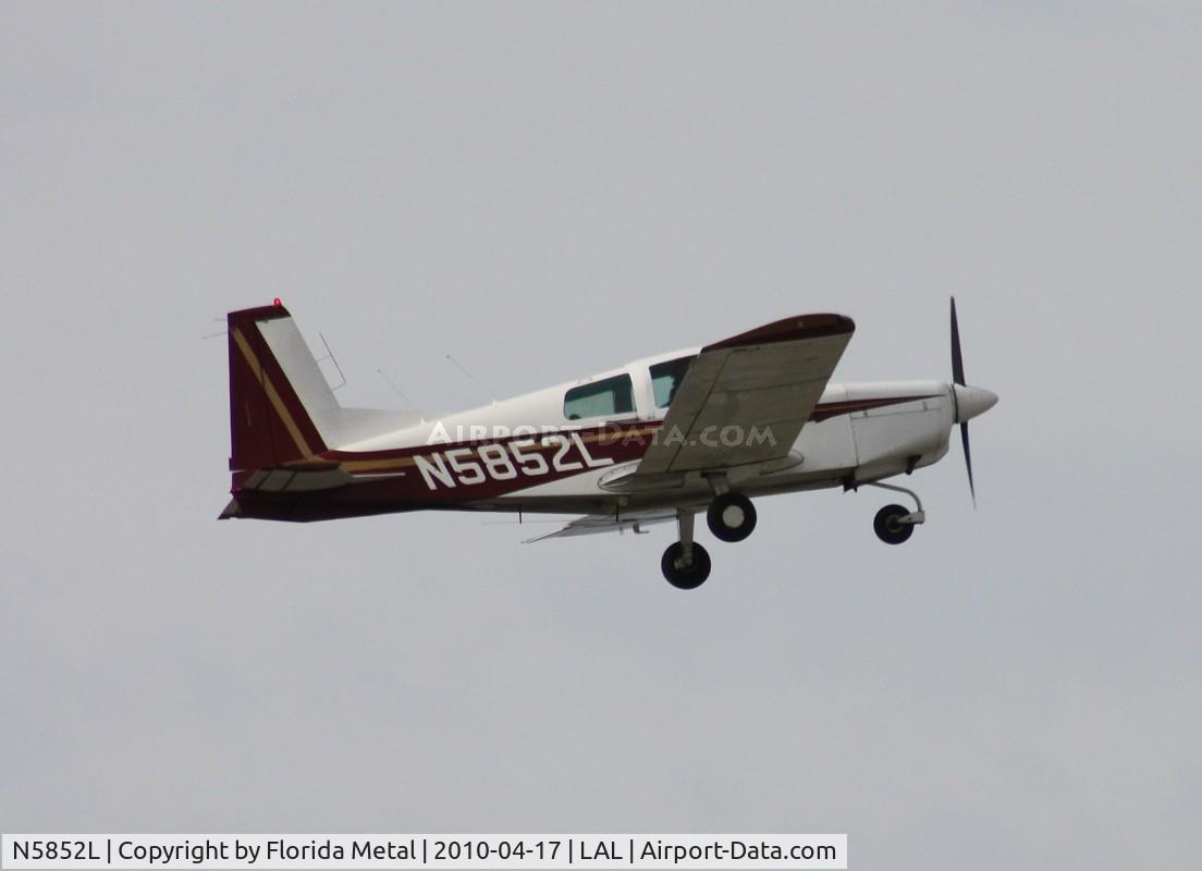 N5852L, 1972 American AA-5 C/N AA5-0052, AA-5