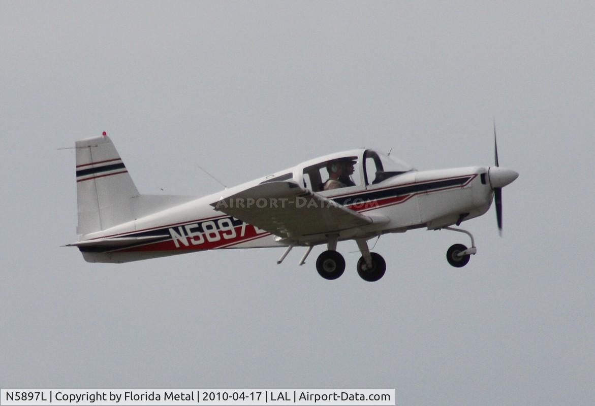 N5897L, 1972 American AA-5 C/N AA5-0097, AA-5