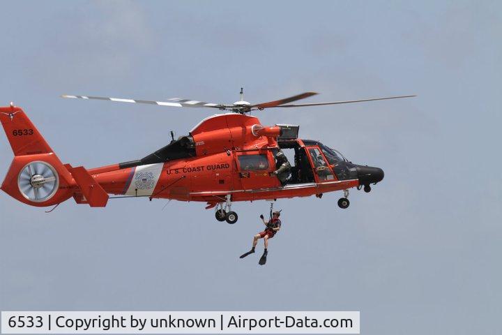 6533, Aérospatiale HH-65A Dolphin C/N 6182, Actual Rescue Operations near Houston