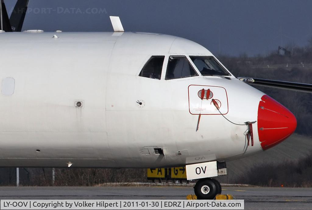LY-OOV, 1985 ATR 42-312 C/N 005, red nose