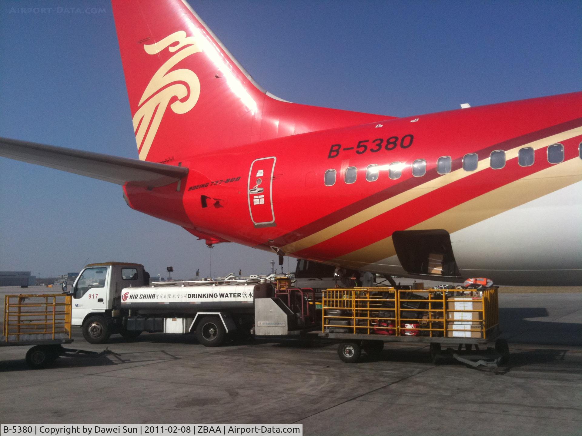 B-5380, 2008 Boeing 737-87L C/N 35527, B-5380