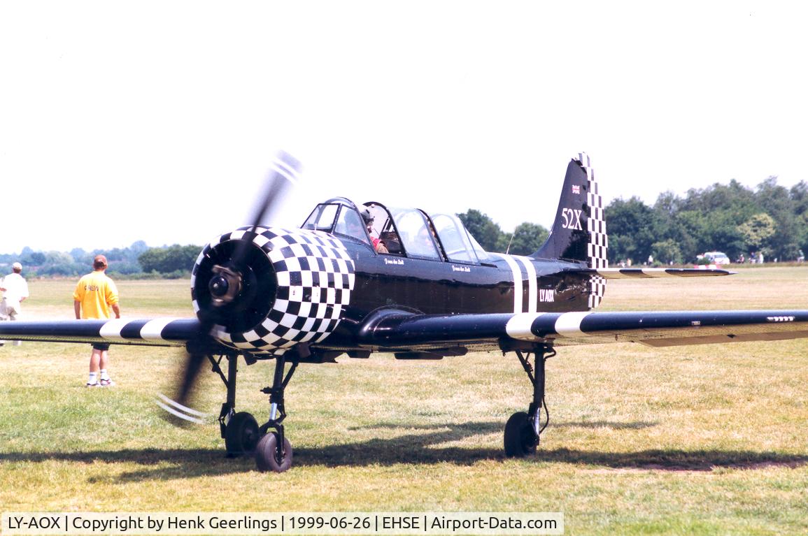 LY-AOX, 1983 Bacau Yak-52 C/N 833708, Seppe Air Show 1999