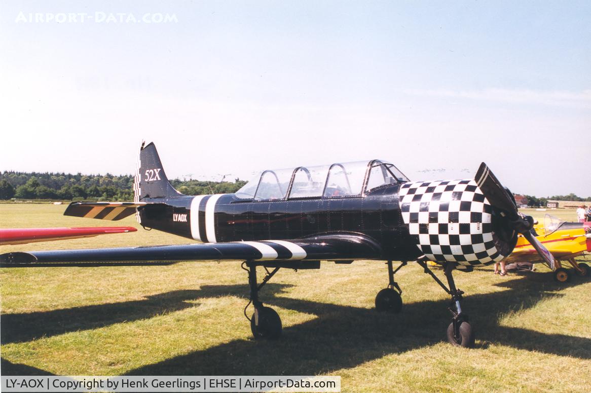 LY-AOX, 1983 Bacau Yak-52 C/N 833708, Seppe Air Show 1999