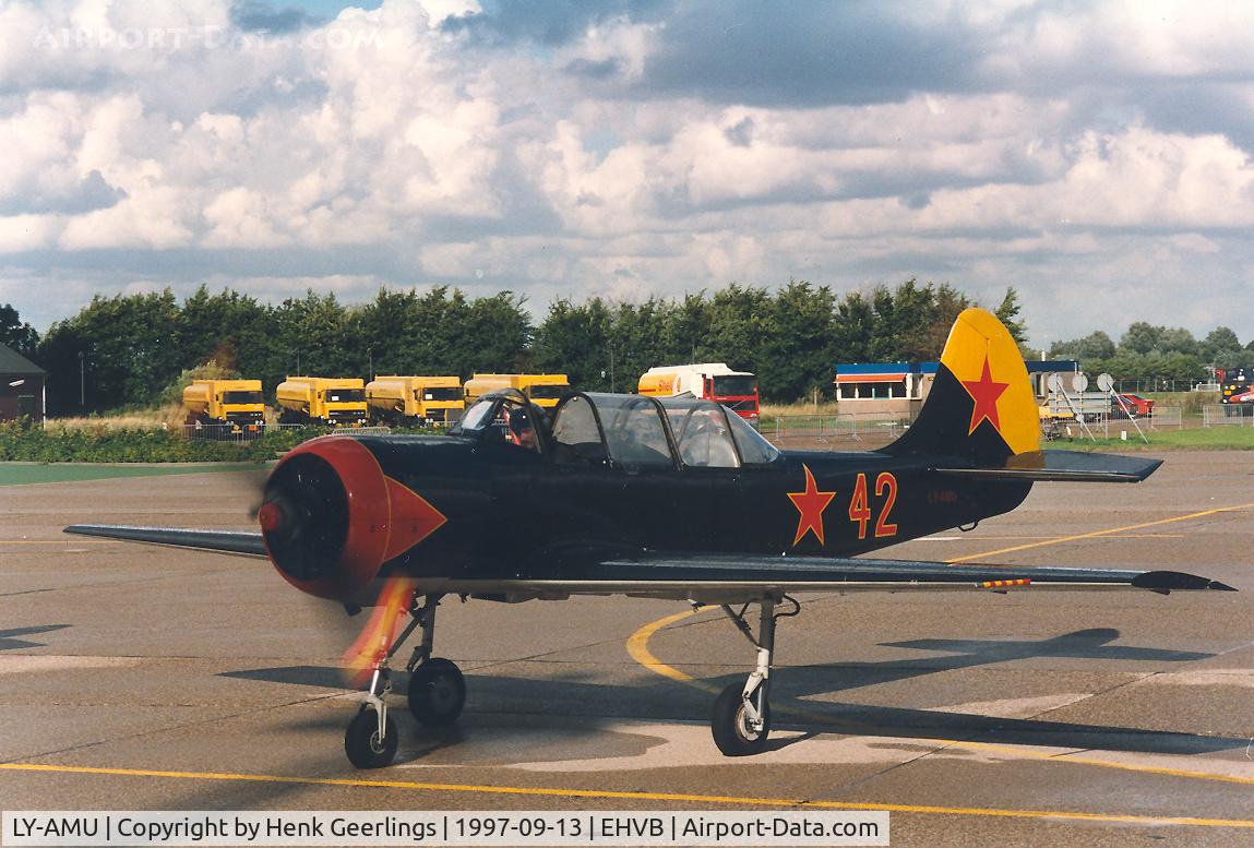 LY-AMU, Bacau Yak-52 C/N 833901, Valkenburg Naval Airbase