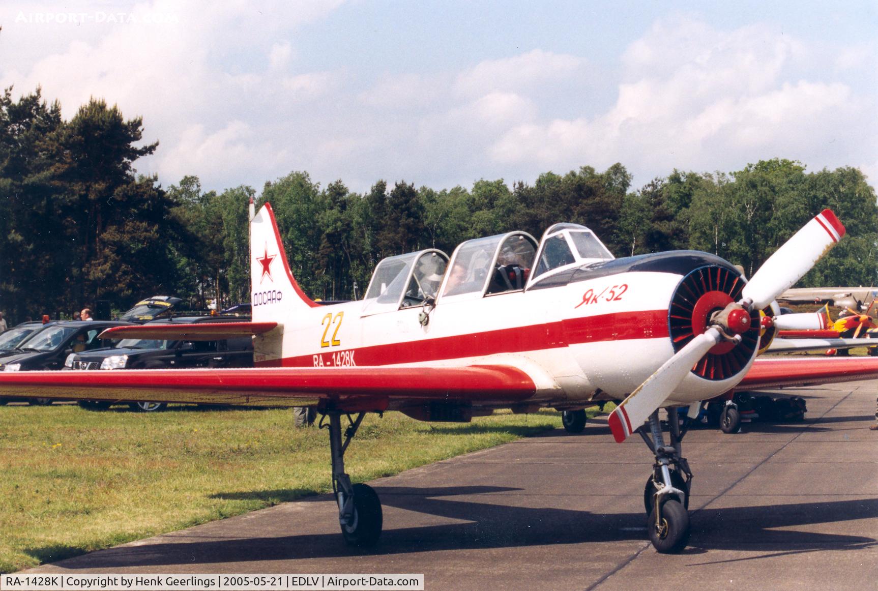 RA-1428K, 1990 Yakovlev Yak-52 C/N 9010410, Nederrhein Air Show