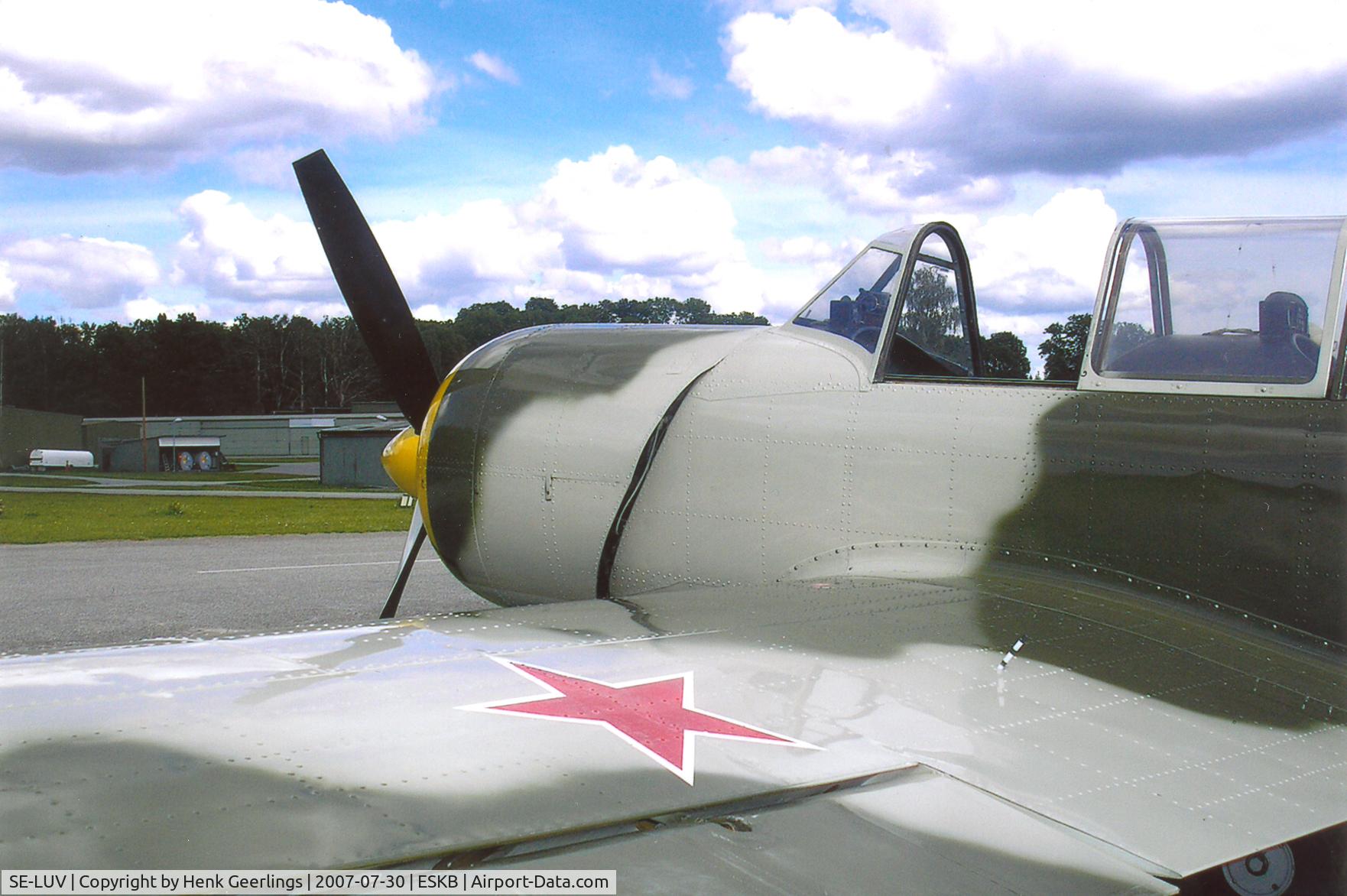 SE-LUV, 1984 Yakovlev Yak-52 C/N 844707, Barkarby Airport