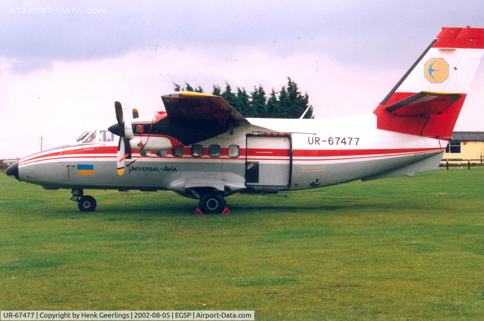 UR-67477, 1984 Let L-410UVP Turbolet C/N 841302, Universal - Avia , Paradropping