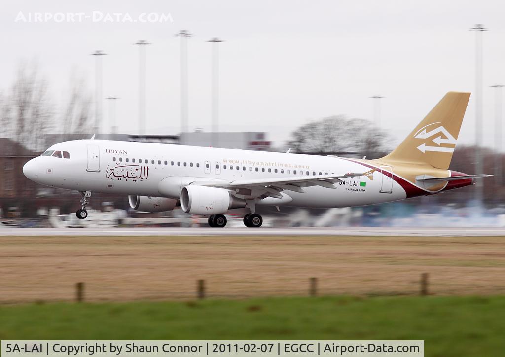 5A-LAI, 2010 Airbus A320-214 C/N 4450, Libyan Airlines.