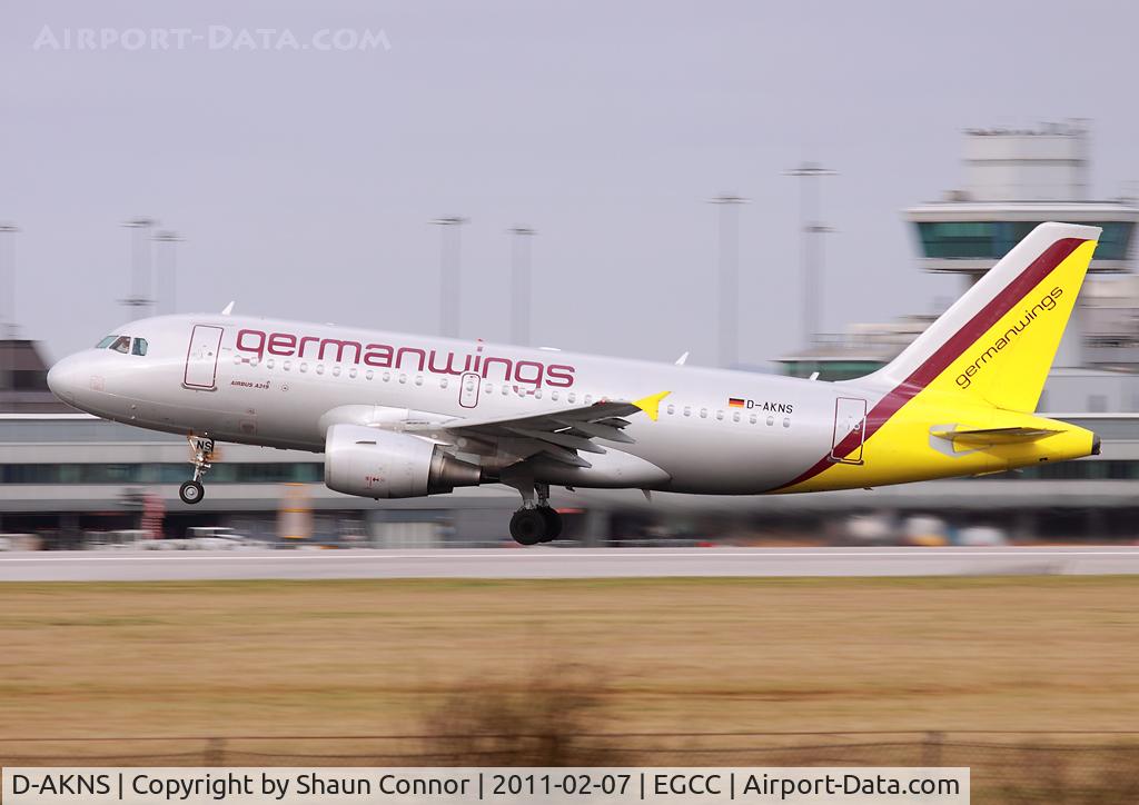 D-AKNS, 2000 Airbus A319-112 C/N 1277, German Wings.