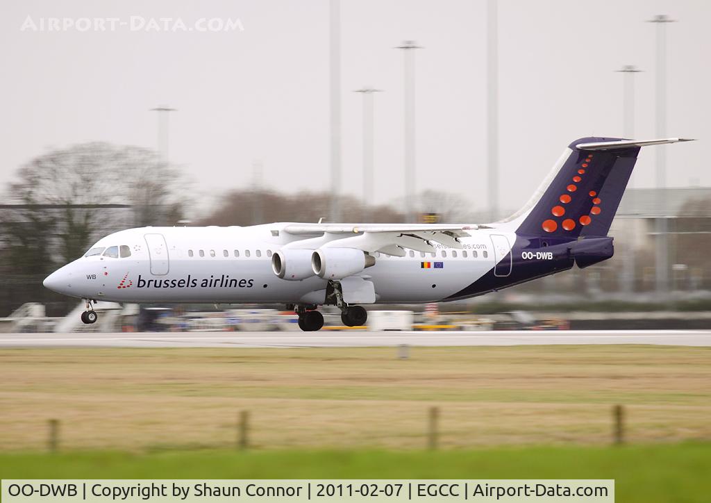 OO-DWB, 1997 British Aerospace Avro 146-RJ100 C/N E3315, Brussels Airlines.
