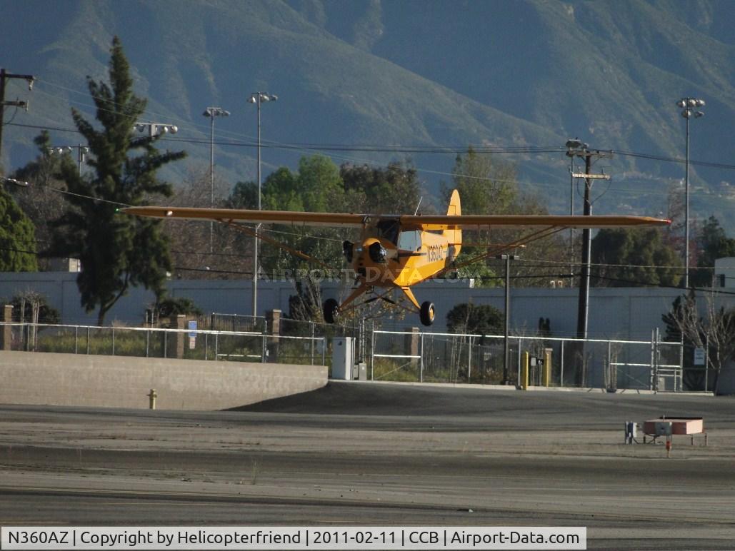 N360AZ, 2008 American Legend AL3 C/N AL-1122, On final over the numbers
