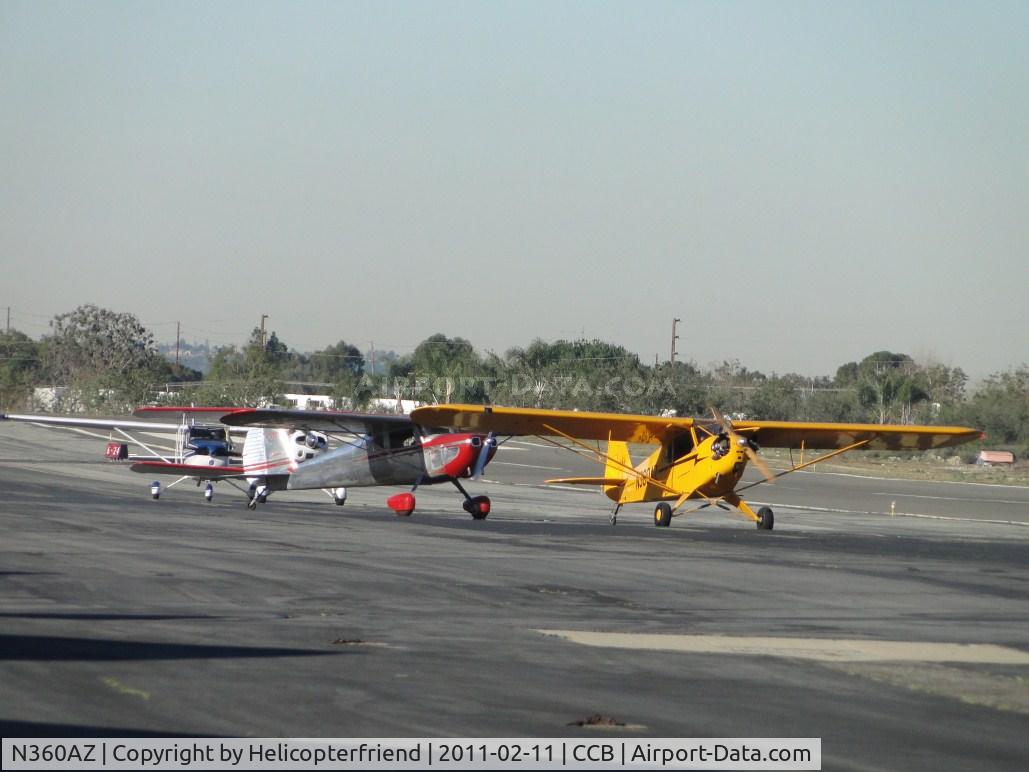 N360AZ, 2008 American Legend AL3 C/N AL-1122, Leading the four ships back to the area of Maniac Mike's Cafe