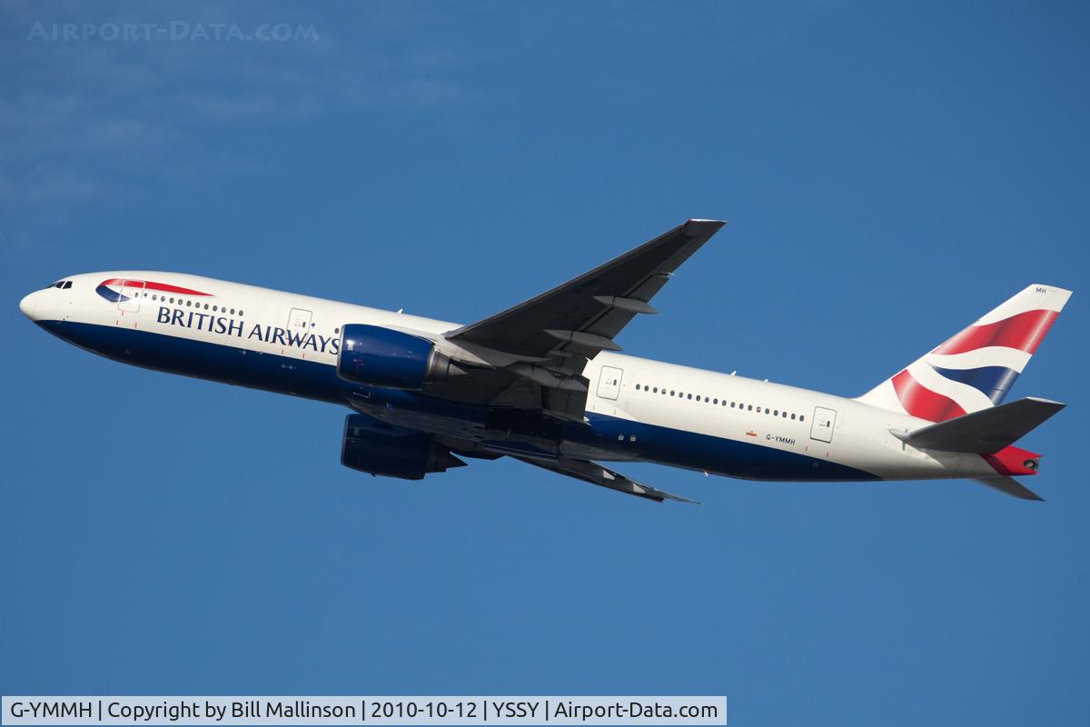 G-YMMH, 2000 Boeing 777-236/ER C/N 30309, AWAY FROM 34R