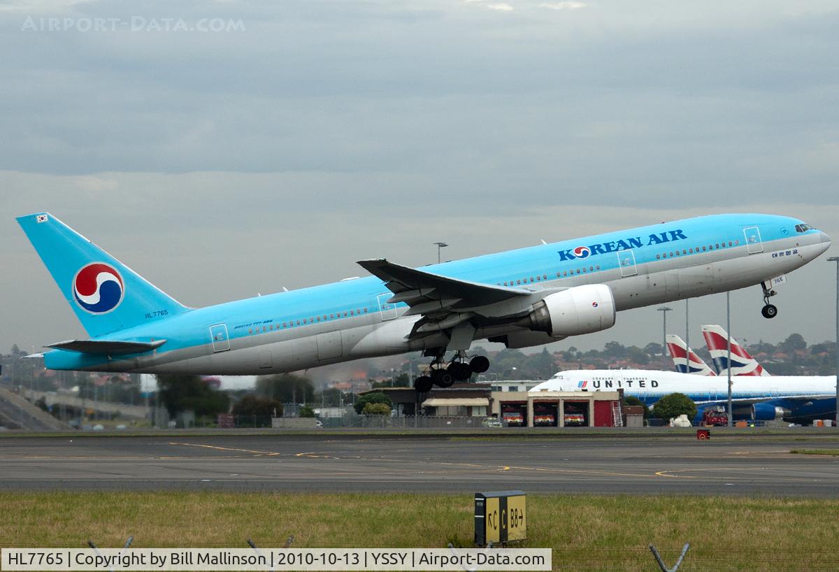 HL7765, 2008 Boeing 777-2B5/ER C/N 34212, away from 16R