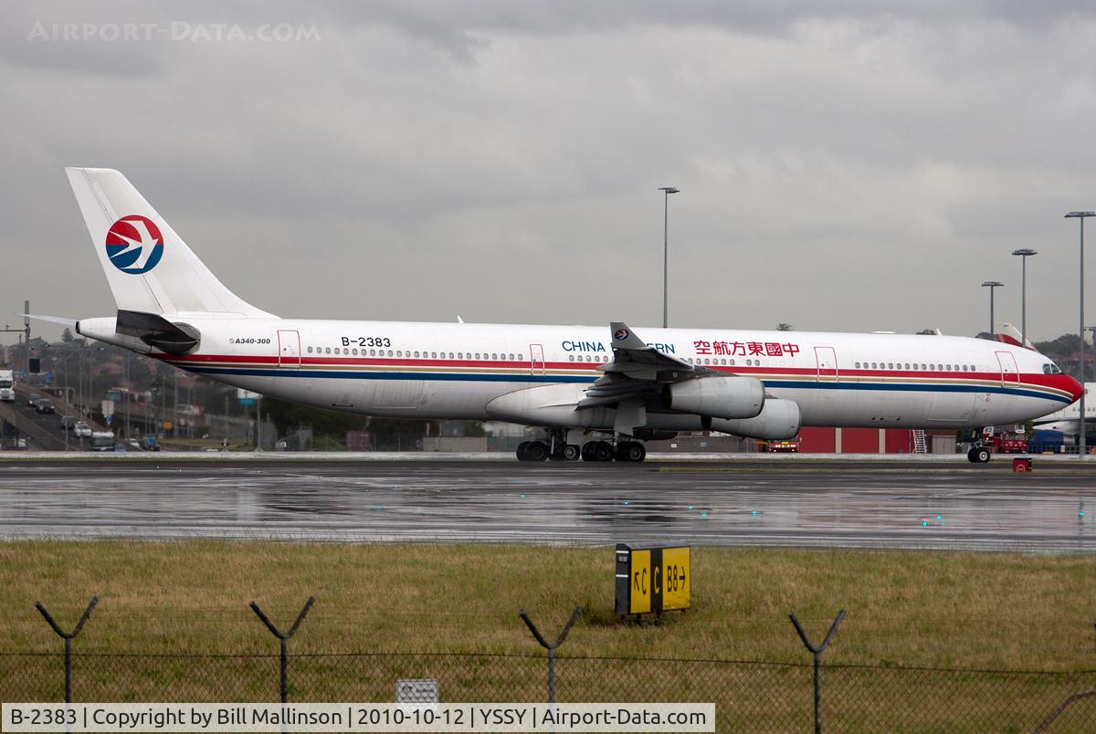 B-2383, 1997 Airbus A340-313 C/N 161, damn rain !