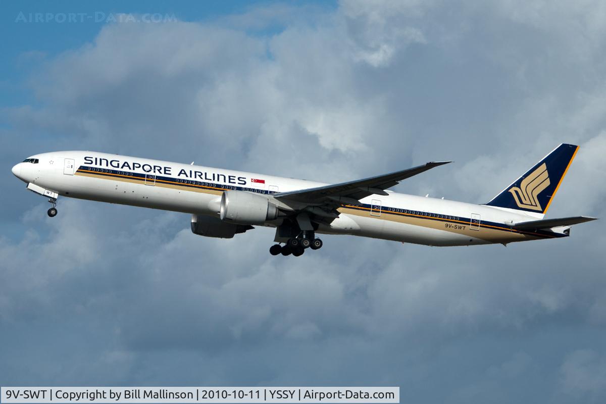 9V-SWT, 2009 Boeing 777-312/ER C/N 34585, Bck to SIN