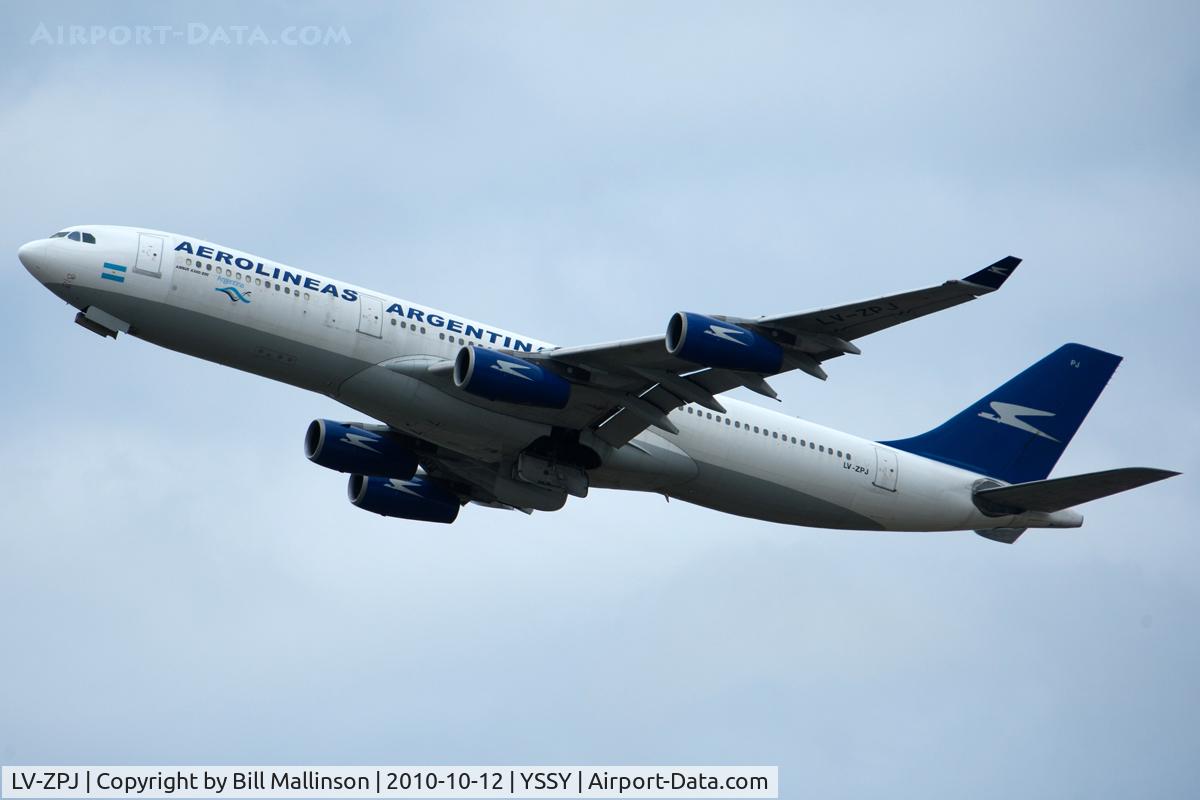 LV-ZPJ, 1994 Airbus A340-211 C/N 074, back to BUE via AKL