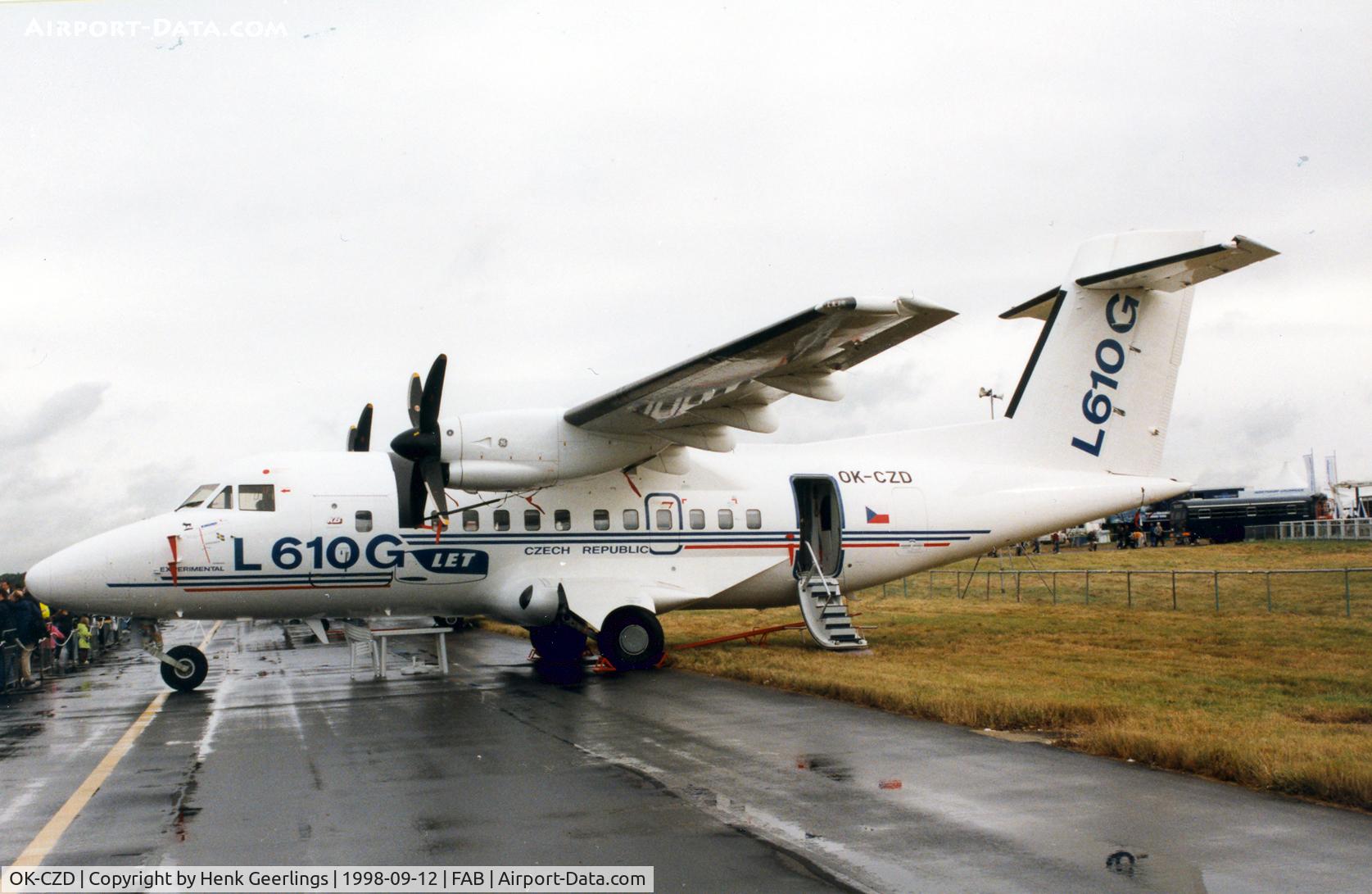 OK-CZD, 1997 Let L-610G Ayres 7000 C/N 0301, Farnborough Airshow