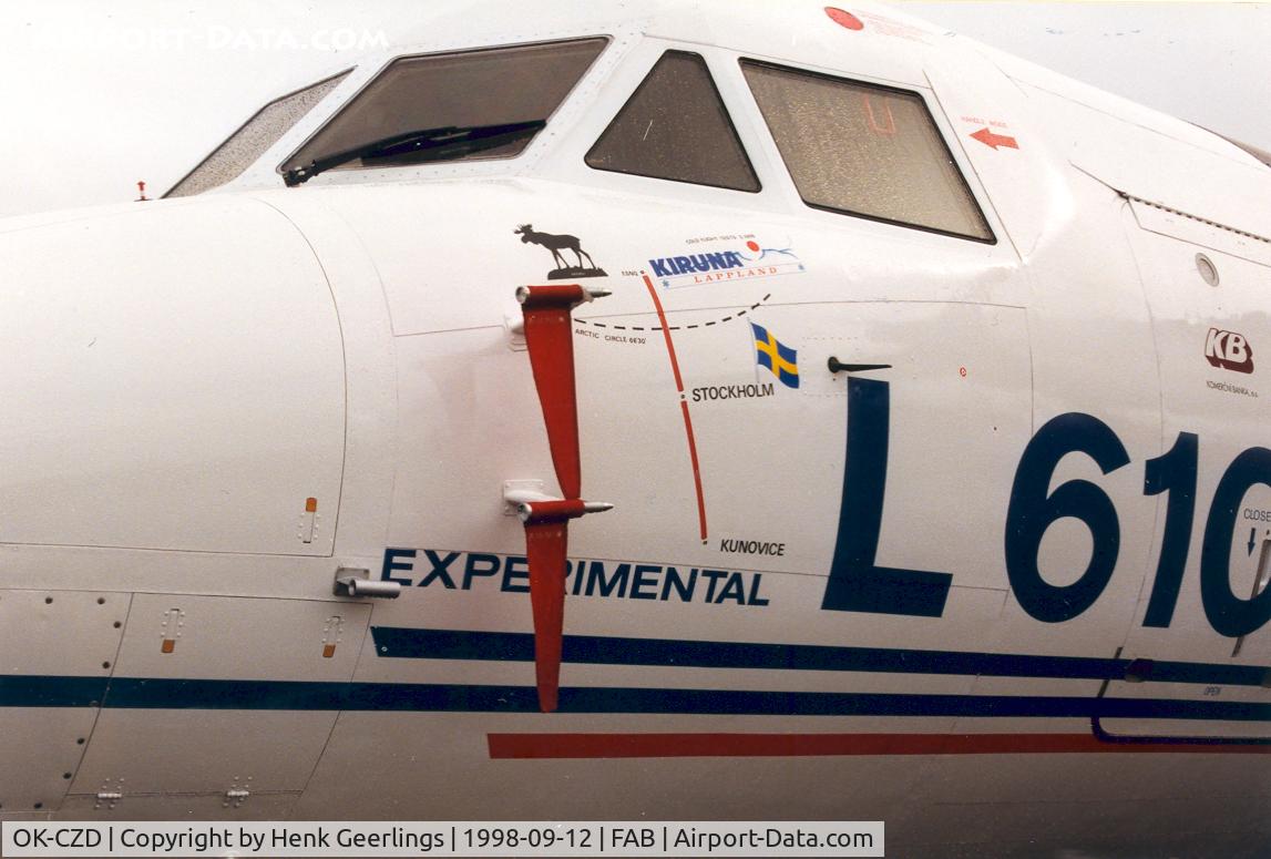 OK-CZD, 1997 Let L-610G Ayres 7000 C/N 0301, Farnborough Airshow