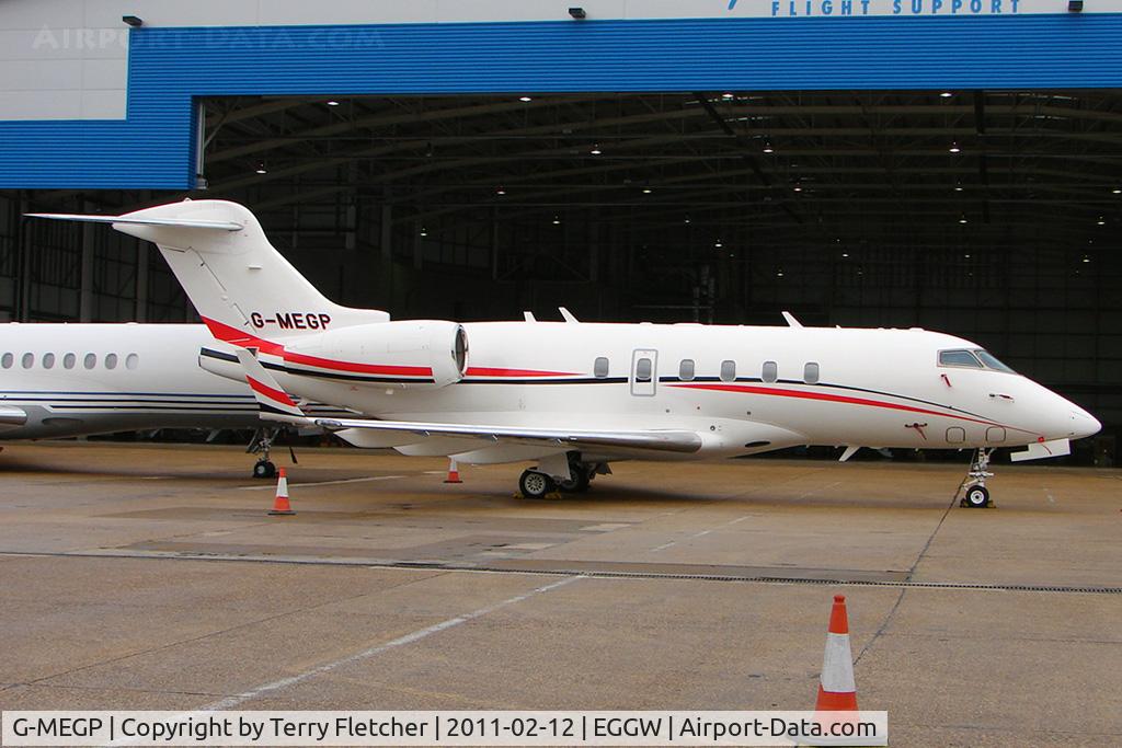 G-MEGP, 2006 Bombardier Challenger 300 (BD-100-1A10) C/N 20096, 2006 Bombardier BD-100-1A10, c/n: 20096 on Stand 56 at Luton's NWC